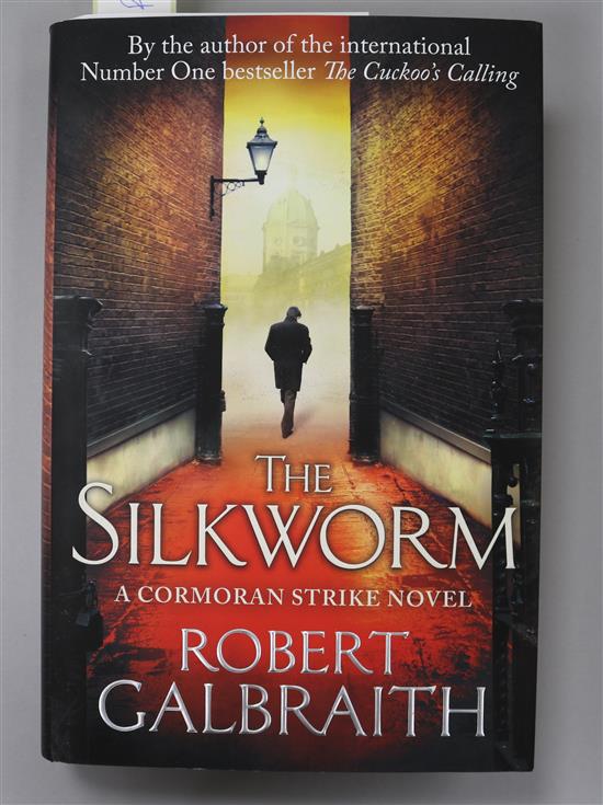 Galbraith, Robert - The Silkworm, signed 1st Edition, plus a publishers note